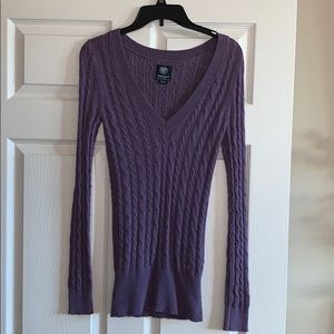 American Eagle lavender knitted sweatshirt